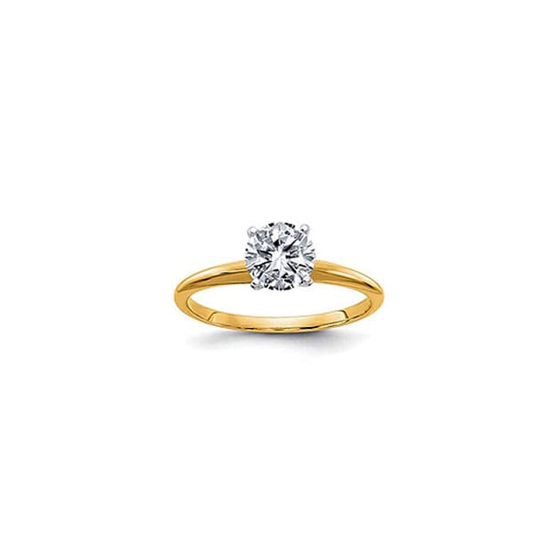 Engagement Ring In Yellow Gold